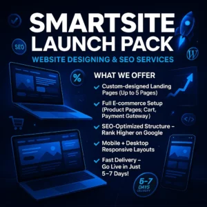 💻 1-Page Website + SEO Setup + Domain Help – All for Just ₹2,000
