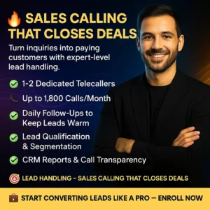 📞 Lead Handling – Sales Calling That Closes Deals
