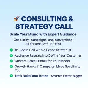 Consulting & Strategy Call