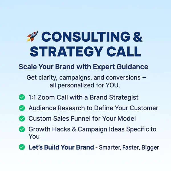 Consulting & Strategy Call